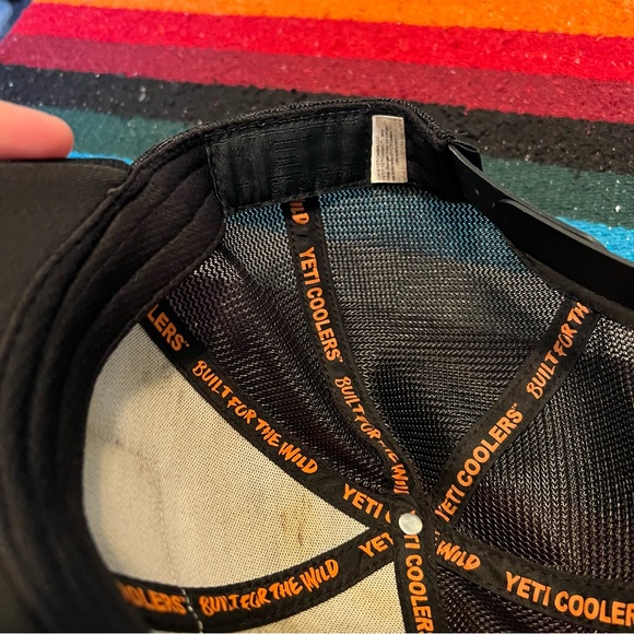 Yeti All Black SnapBack Hat hand washed - Picture 10 of 15